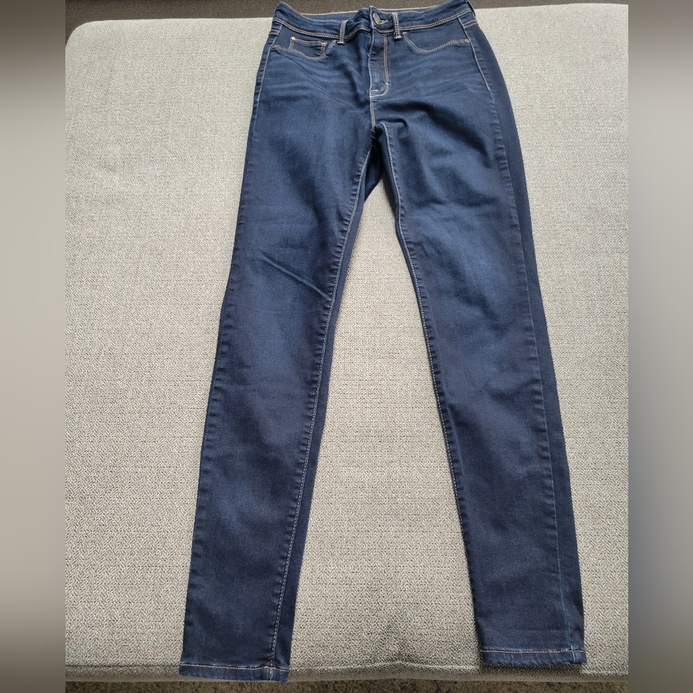 Time and true high rise dark washing jeggings size 8